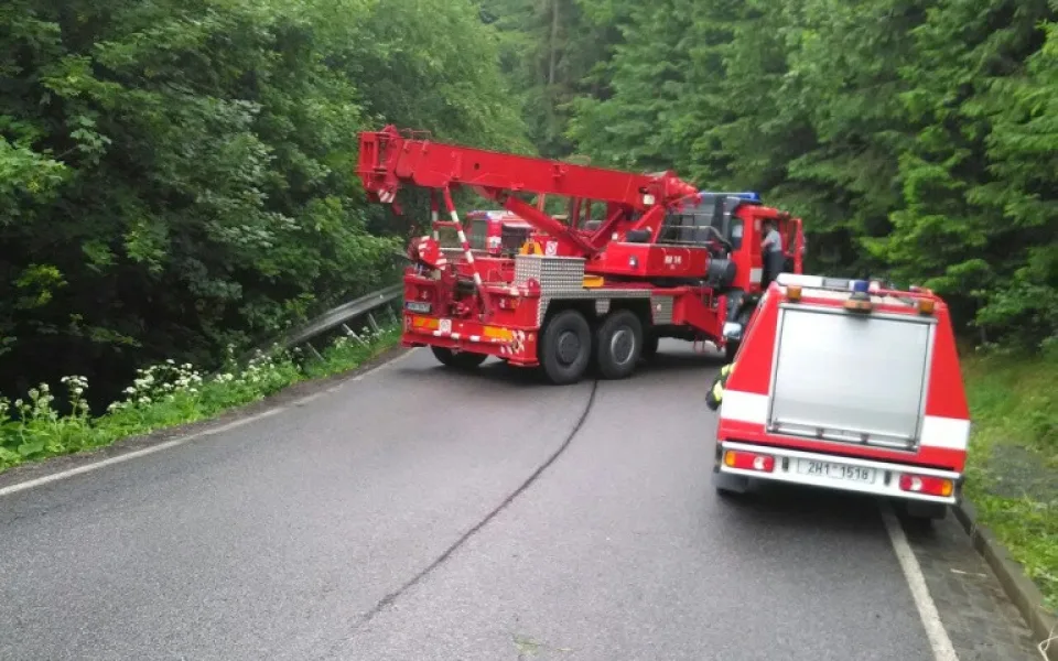 Nehoda nedaleko Nového Hrádku