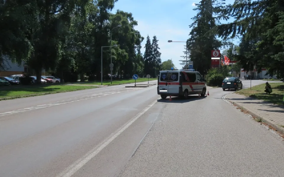 Nehoda v Náchodské ulici