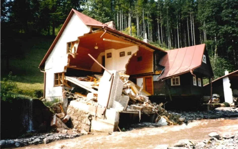 Následky povodní na Rychnovsku