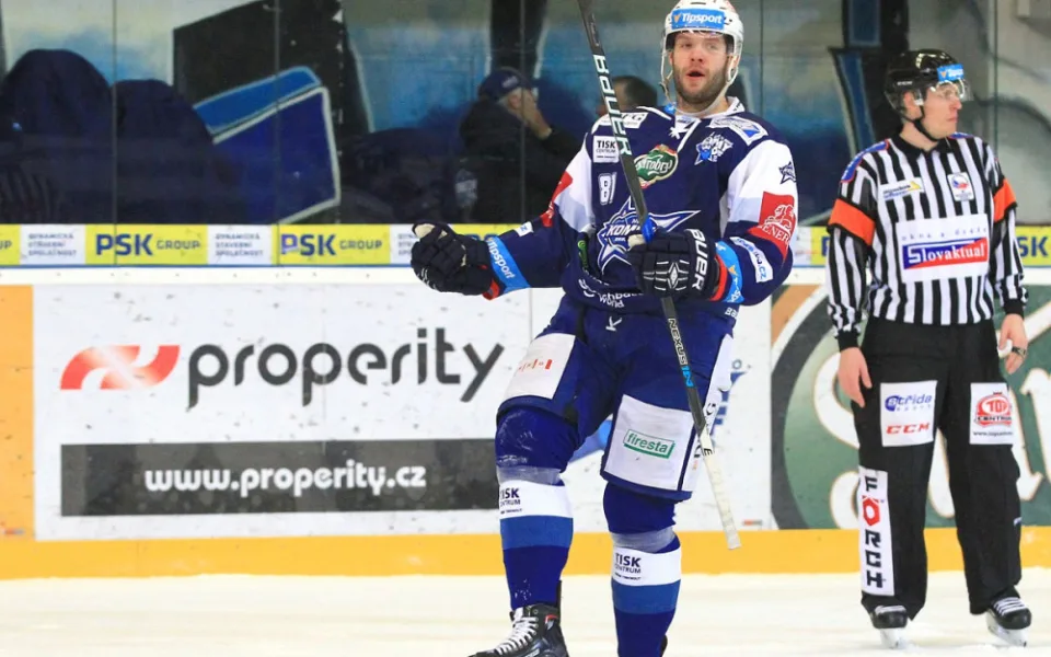 Tomáš Vincour v dresu Komety Brno