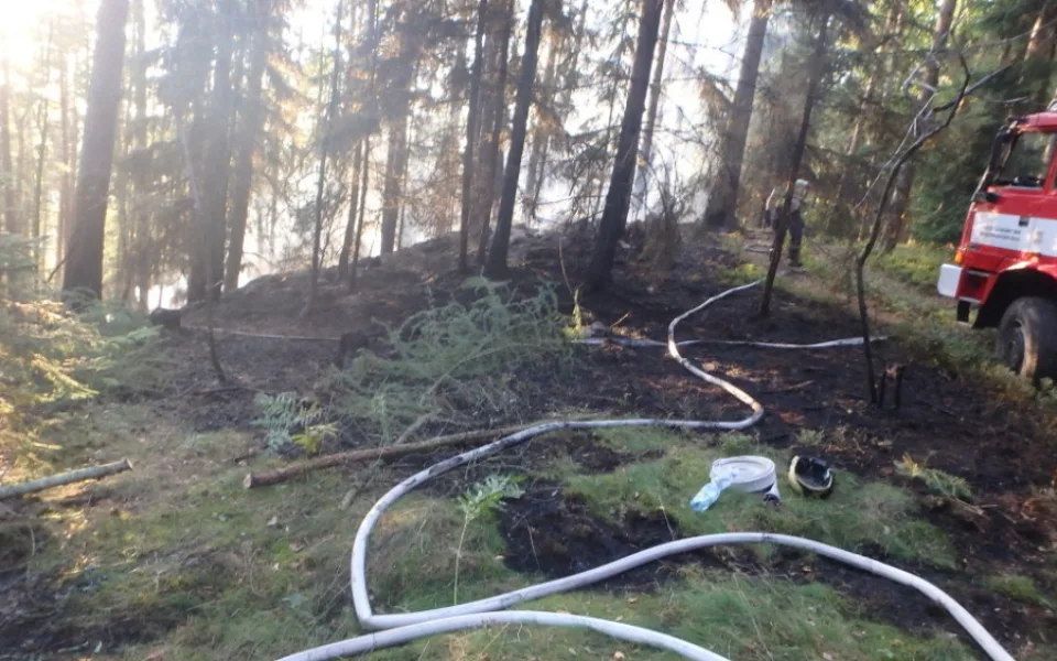 Likvidace požáru 26. 7. 2018