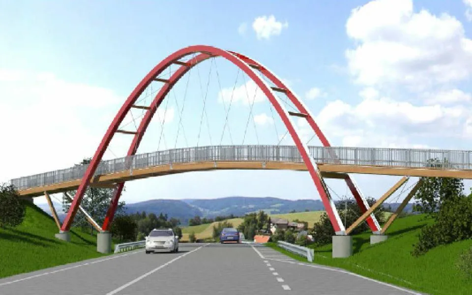 Lávka přes I/35