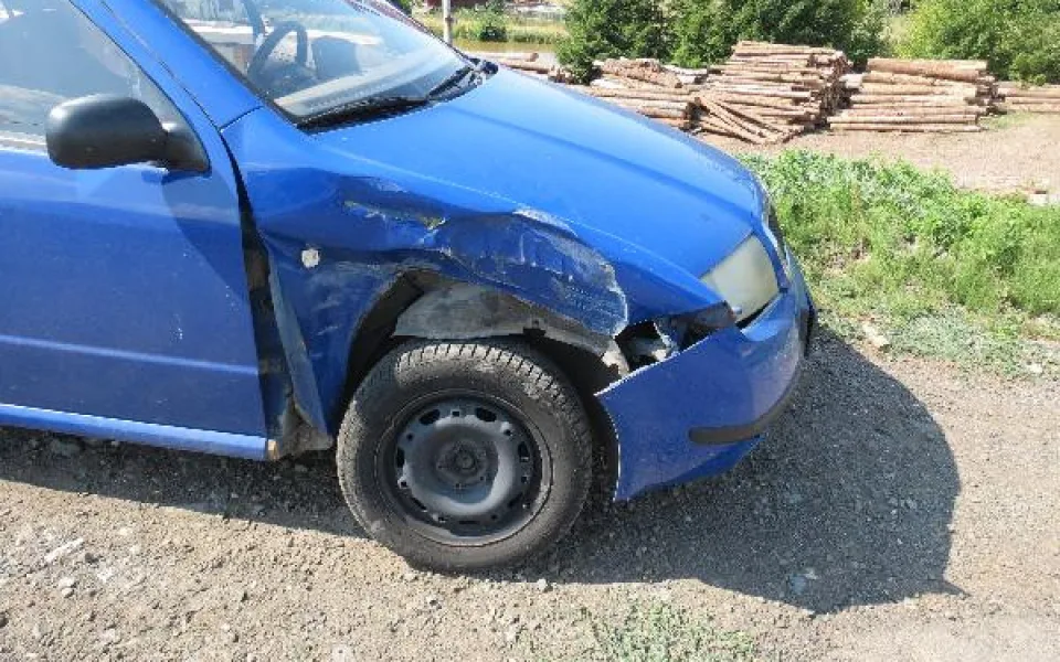 Následky srážky