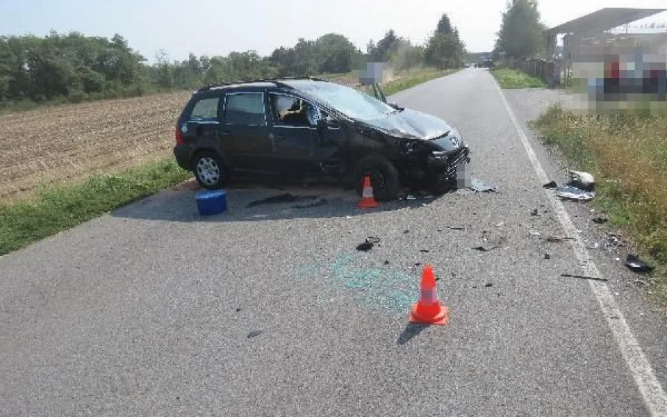 Dopravní nehoda u Žeretic