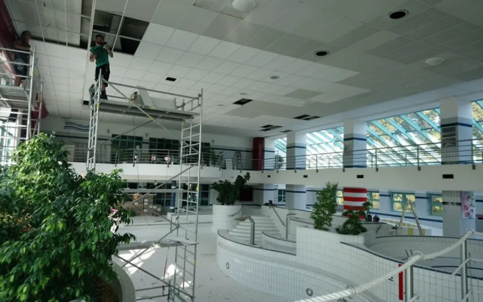 Rekonstrukce v Aquacentru