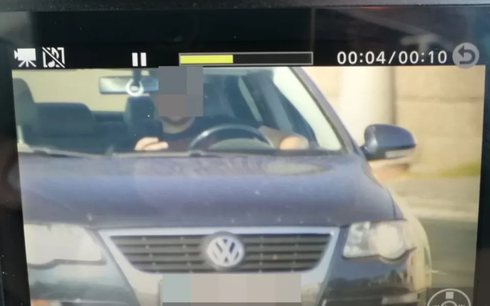 Záběr z monokulárního dalekohledu