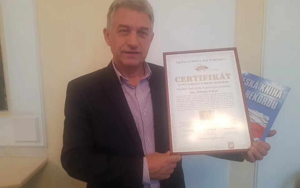 Miloslav Kulich převzal ocenění