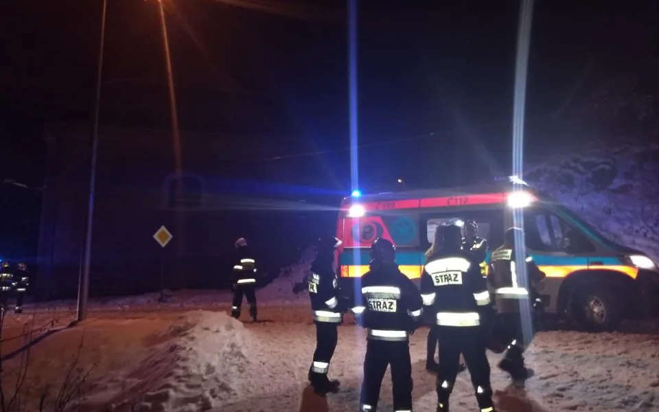 Čeští hasiči zasahovali v Polsku, zachraňovali dvě podchlazené osoby v obci Lewin Klodzki