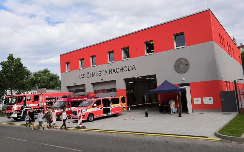 Nová hasičská zbrojnice.