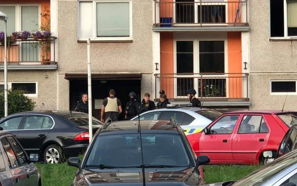 Policisté v místě zásahu