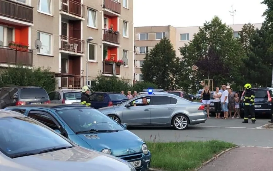 Zásah policie v Pod Strání