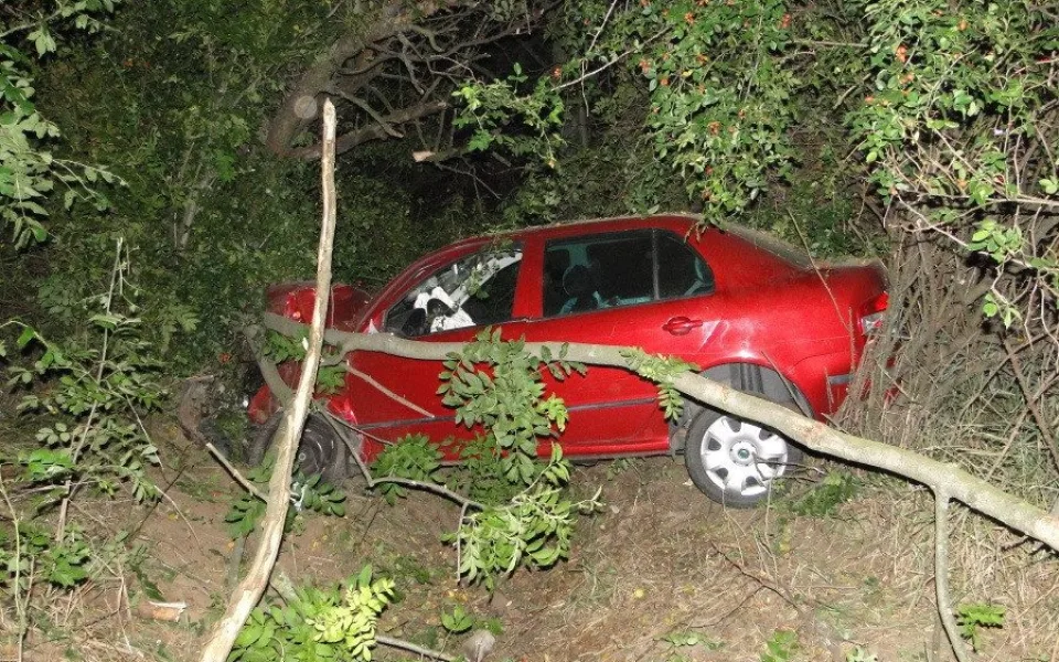 Řidič auto sešrotoval