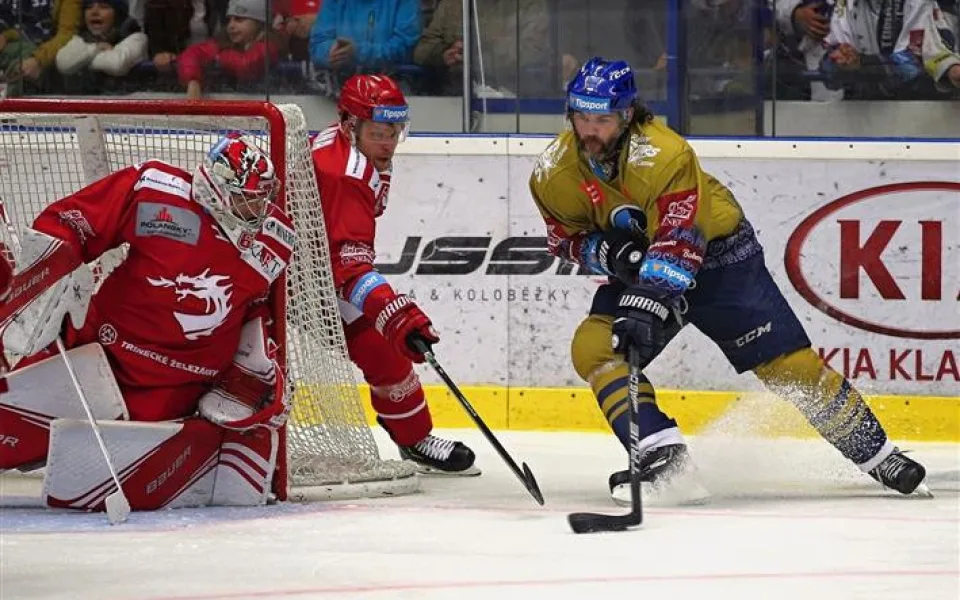 Jaromír Jágr v posledním kladenském zápase nebodoval.