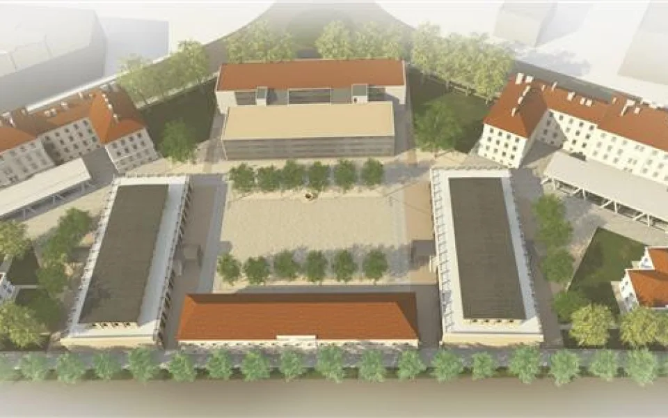 Vizualizace kompletní revitalizace Gayerových kasáren