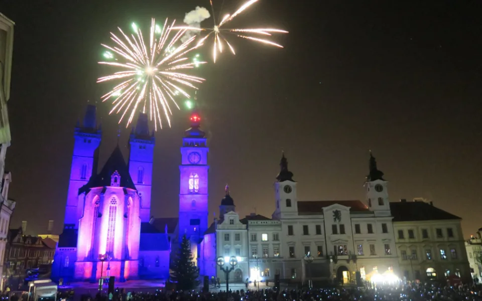 Novoroční ohňostroj 2020