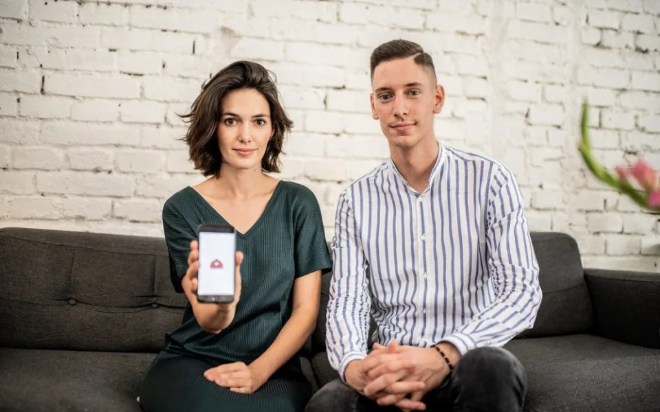 Zkladatelé projetku Jakub Henni a Michaela Gregorová