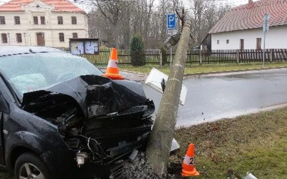 Dopravní nehoda v Belči nad Orlicí