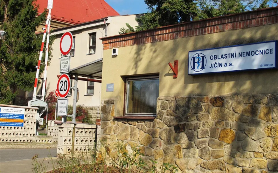 Oblastní nemocnice Jičín.