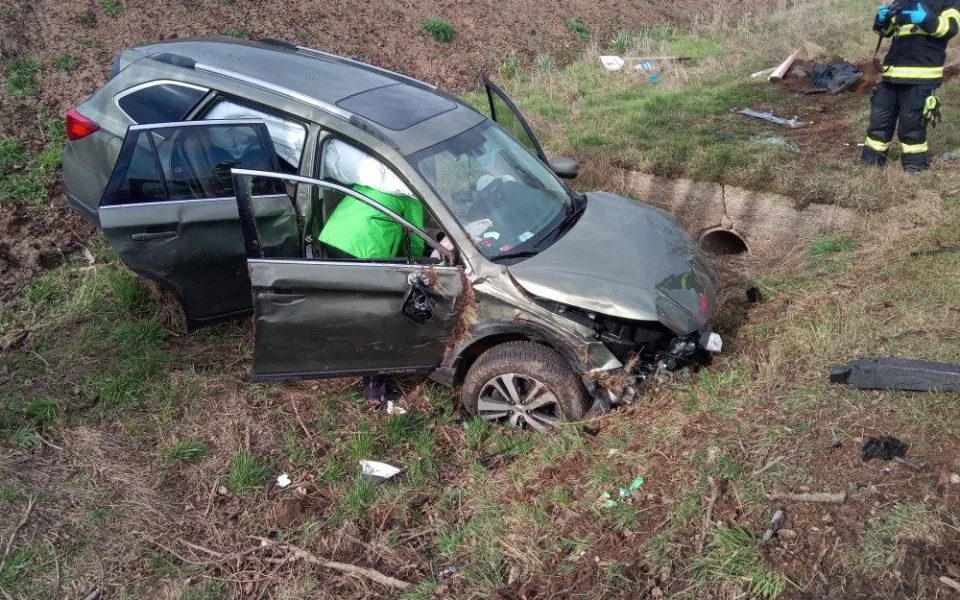 Dopravní nehoda v Předměřicích nad Labem.