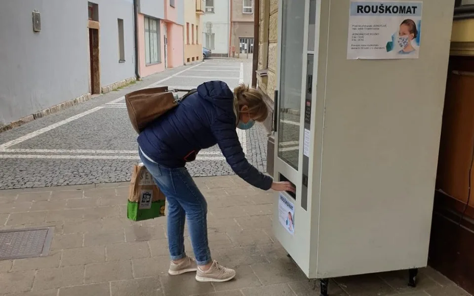 Rouškomat v Náchodě