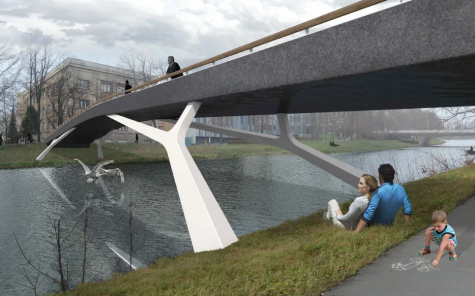 lavka přes Labe