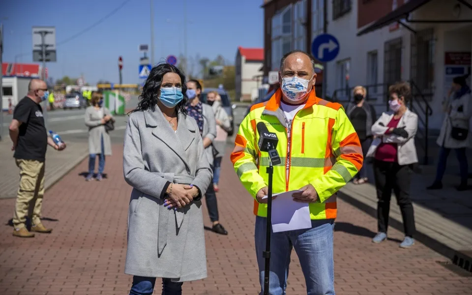 pendleři - se starostkou Kudowa Zdrój