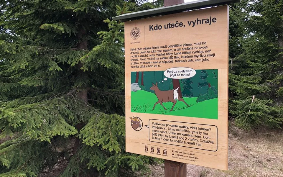 Jelení  Hravá naučná stezka