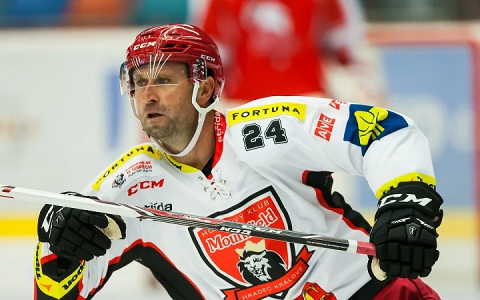 Jaroslav Bednář ještě v dresu hradeckého Mountfieldu