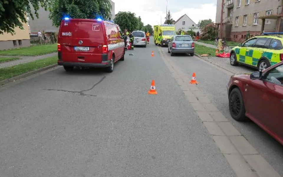 Vážná dopravní nehoda v Černožicích