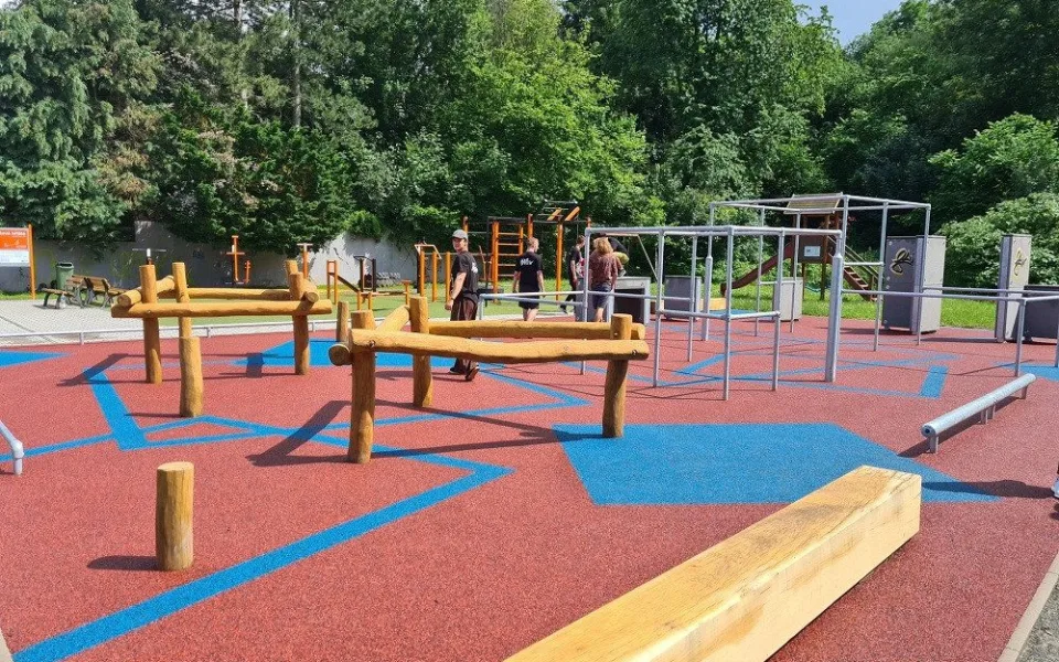 Parkourové hřiště v Náchodě