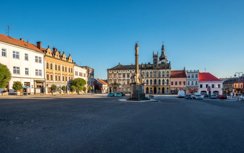 Hořice chtějí opravit náměstí Jiřího z Poděbrad. Přípravu jim komplikuje rekonstrukce mostu na obchvatu města.