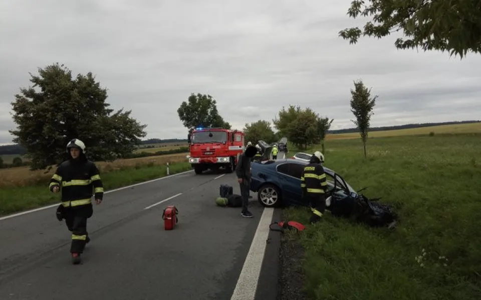Dopravní nehoda u Bílého Újezdu na Rychnovsku