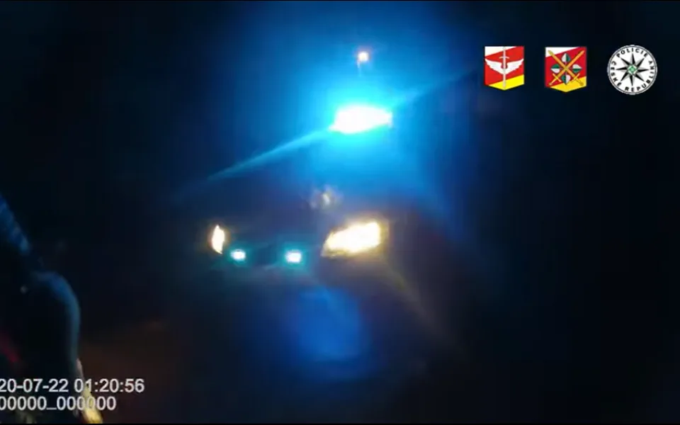Policejní honička v Hradci Králové