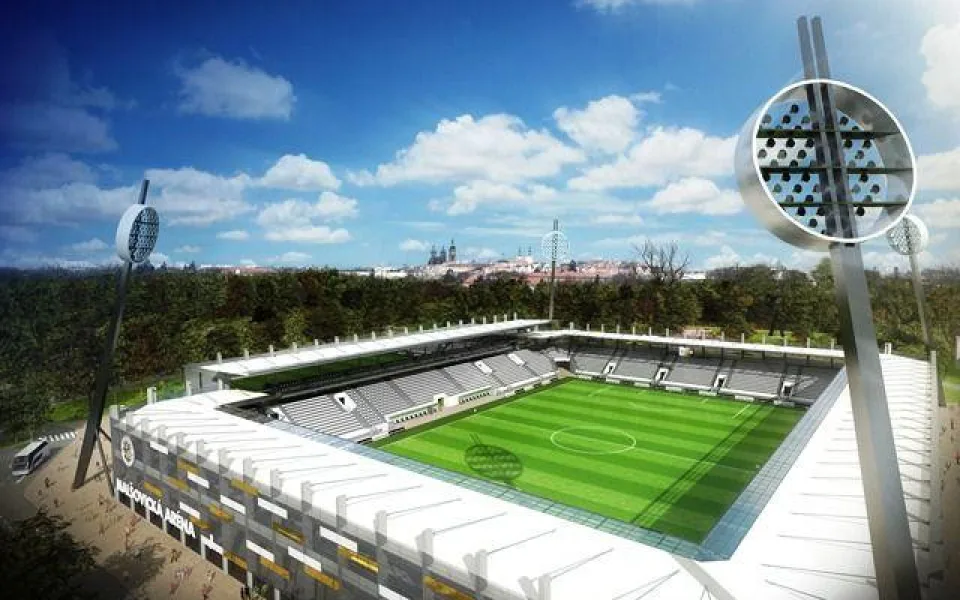 Studie fotbalového stadionu v Hradci Králové