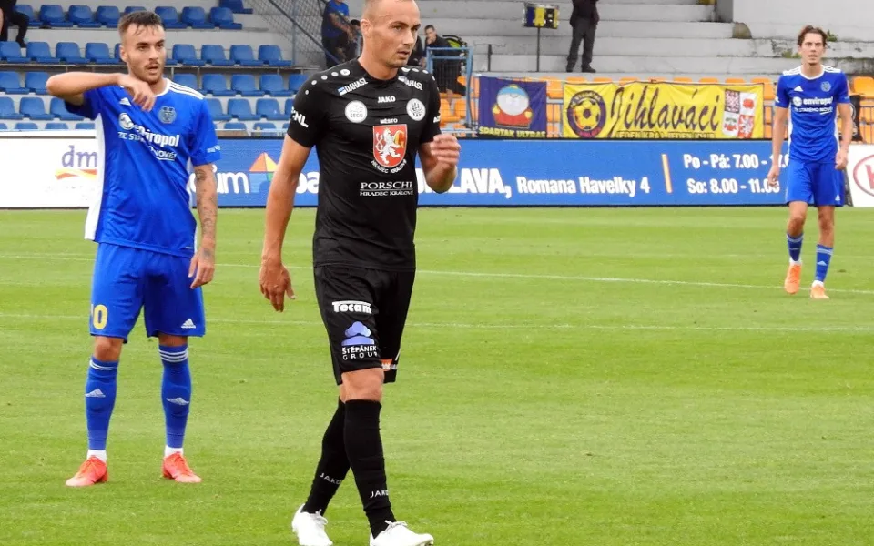 Fotbalové utkání FC Vysočina Jihlava - FC Hradec Králové