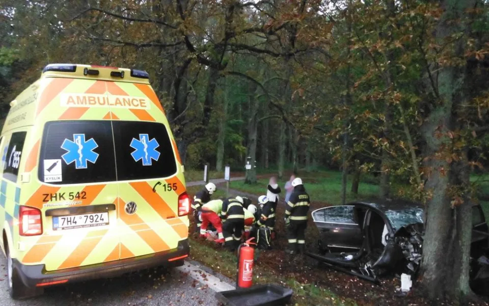 Vážná dopravní nehoda u Lázní Bělohrad