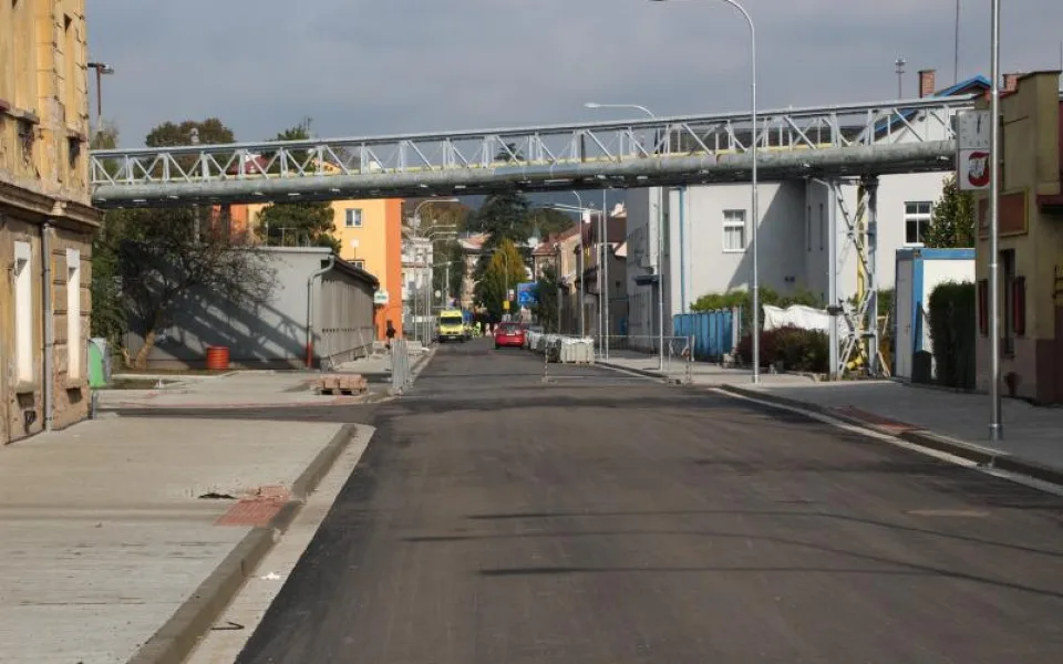 Heydukova ulice po rekonstrukci
