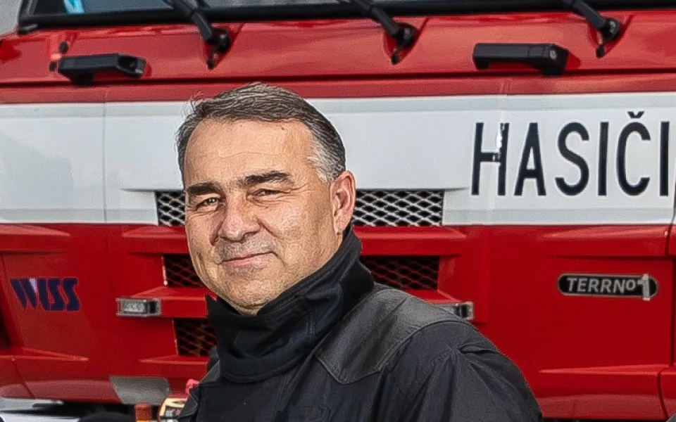 Hasiči v Hradci Králové se loučí s velitelem čety Václavem Klímou. Po 30 letech služby o víkendu náhle zemřel