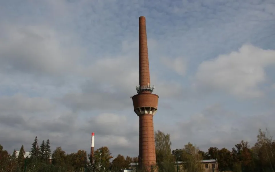 Tovární komín, který se stal kulturní památkou