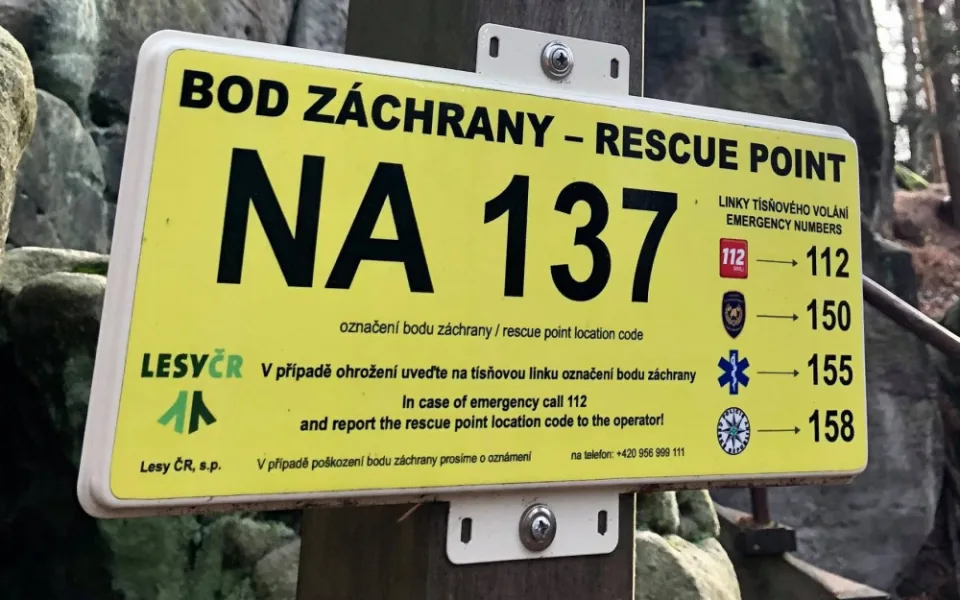 V Adršpašsko-teplických skalách se ztratil muž s dítětem, pomohly body záchrany