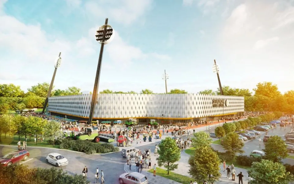 Zastupitelstvo odsouhlasilo společnosti na stavbu fotbalového stadionu. Stavět se začne nejpozději v září