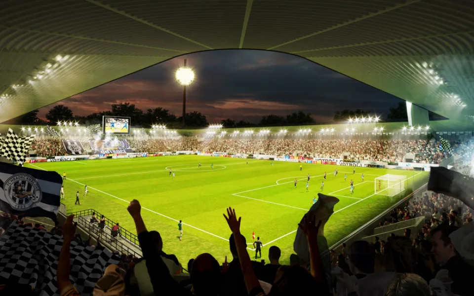 Tento týden bude v Hradci Králové podepsána smlouva na nový fotbalový stadion