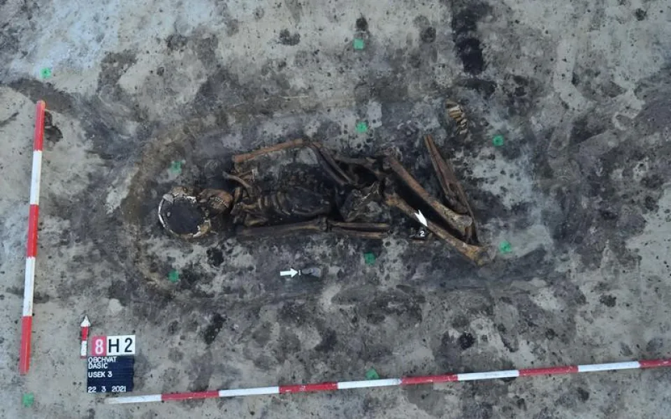 Archeologové našli na východě Čech unikátní pohřebiště