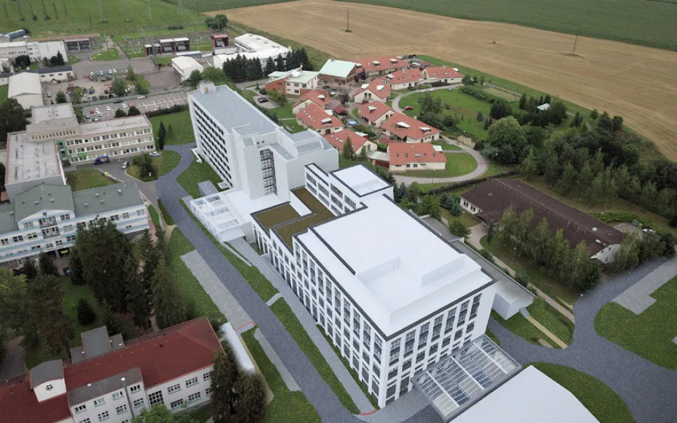 Nový pavilon rychnovské nemocnice začne růst v příštím roce. Klapla dotace od státu