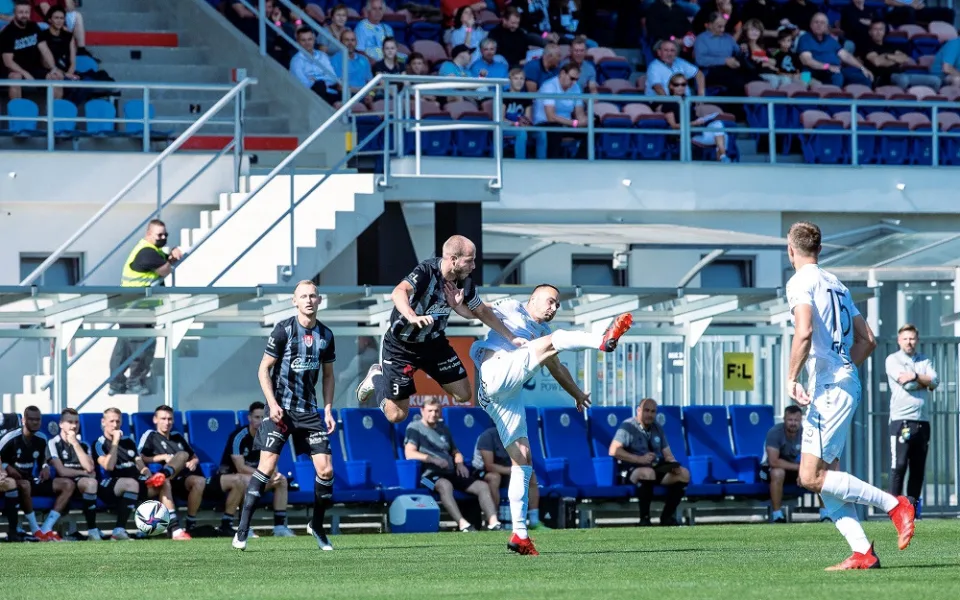 Utkání mezi FC Hradec Králové a SK Dynamo České Budějovice