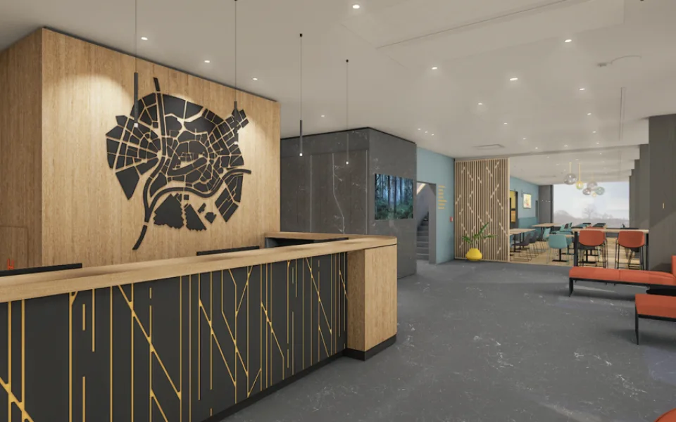 Nový hotel u Aldisu v Hradci Králové přivítá první hosty už letos v dubnu