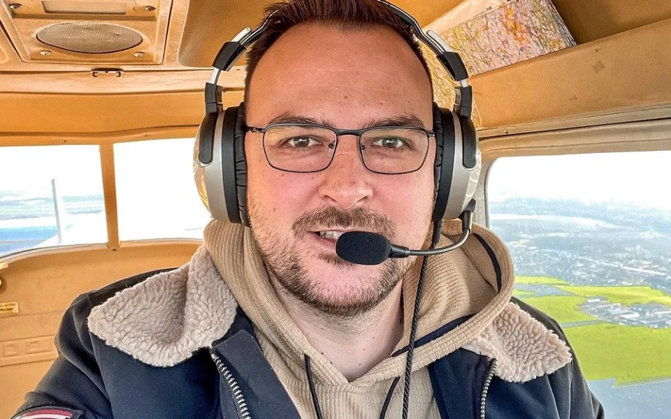 Michal Čuřík si létání užívá se vším všudy