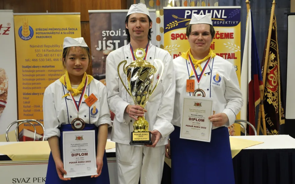 Mladí pekaři se utkali Pardubicích. Vítězná trofej putuje do Brna