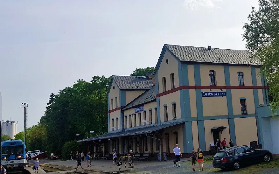 Vlakové nádraží v České Skalici