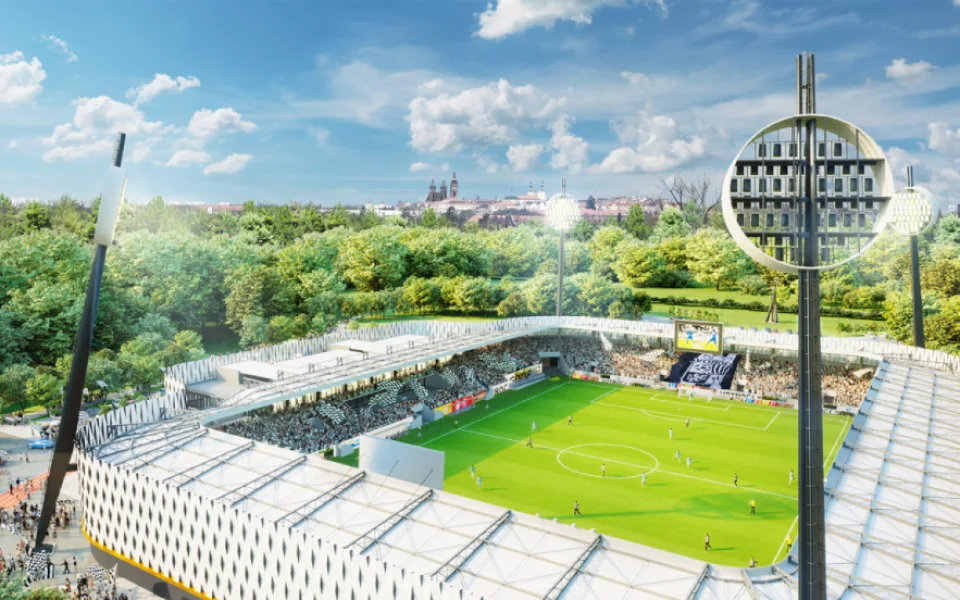 Zastupitelstvo souhlasilo s novou cenou fotbalového stadionu. Stavba se prodraží o 59 milionů